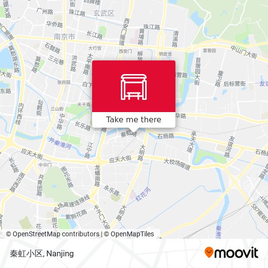秦虹小区 map
