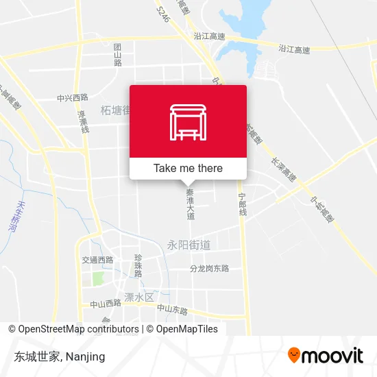 东城世家 map