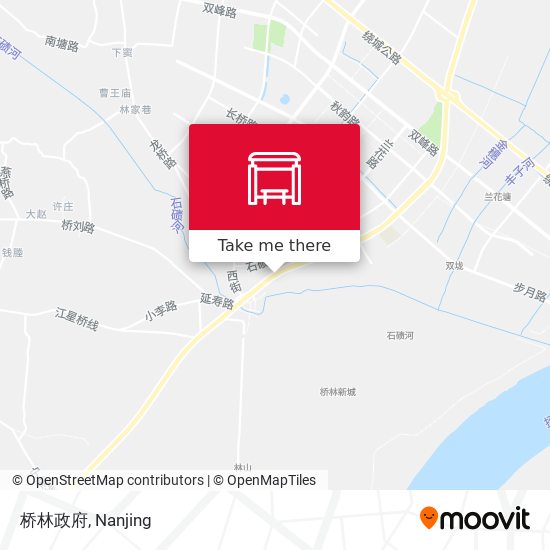 桥林政府 map