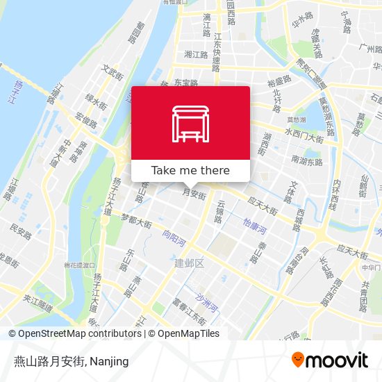 燕山路月安街 map