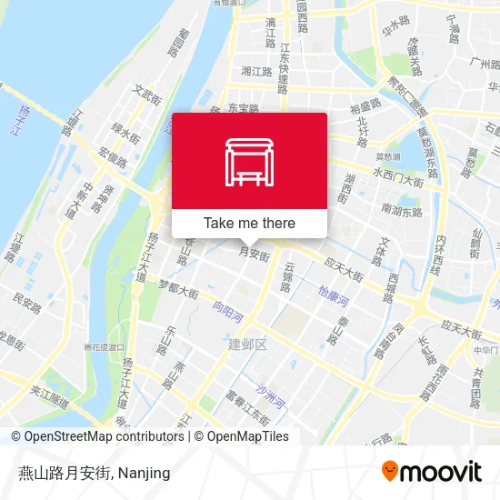 燕山路月安街 map