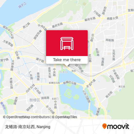 龙蟠路·南京站西 map