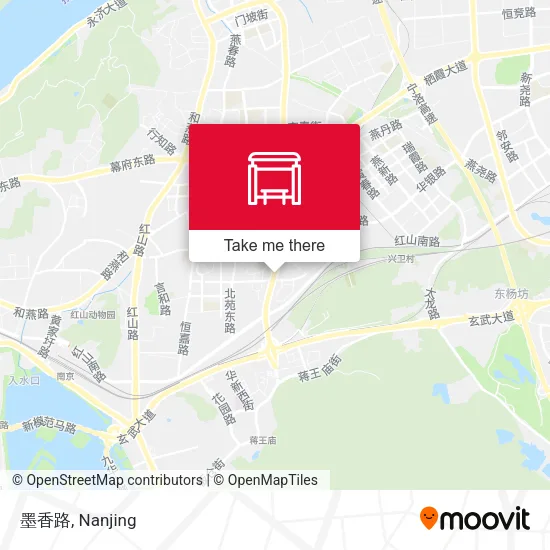 墨香路 map