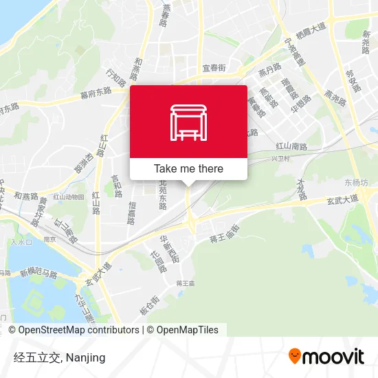 经五立交 map