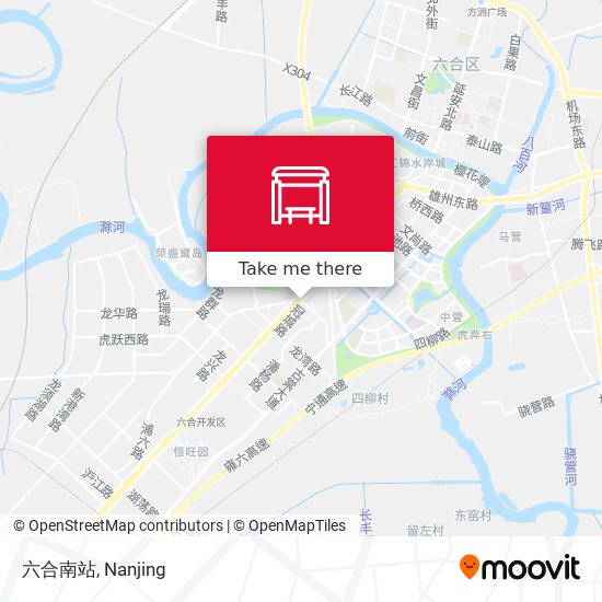 六合南站 map