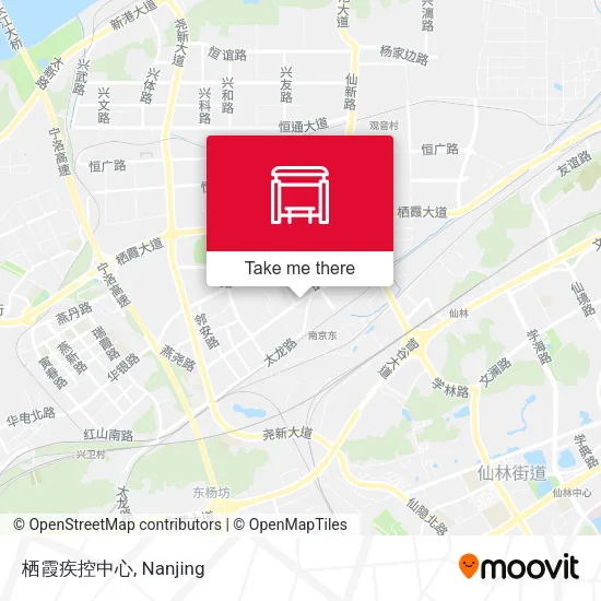 栖霞疾控中心 map