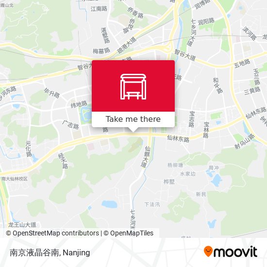 南京液晶谷南 map