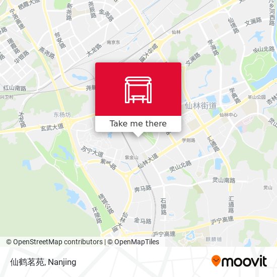 仙鹤茗苑 map