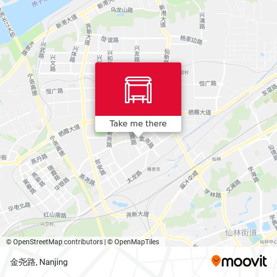 金尧路 map