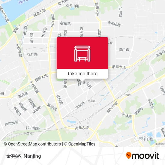 金尧路 map