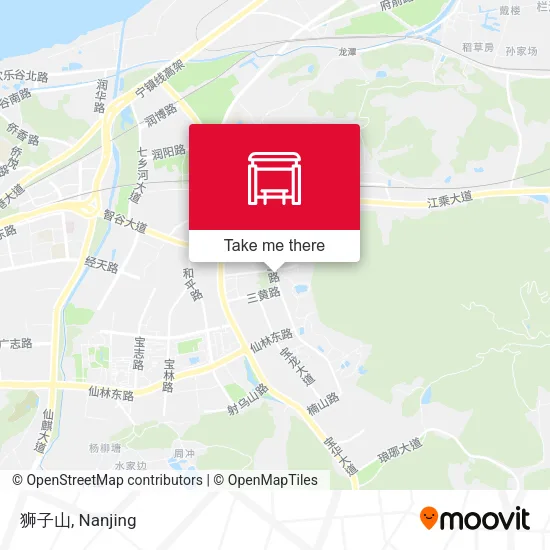 狮子山 map