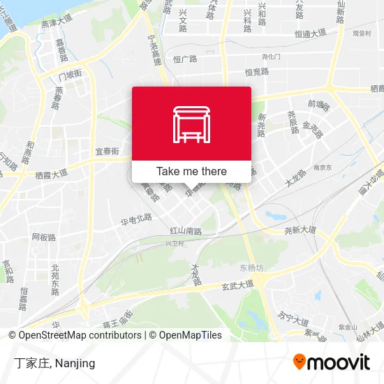 丁家庄 map