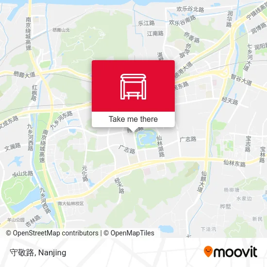 守敬路 map