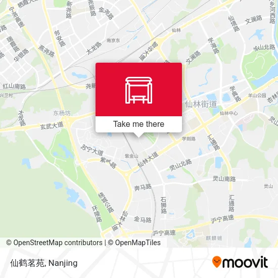 仙鹤茗苑 map