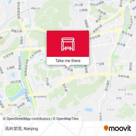 高科荣境 map