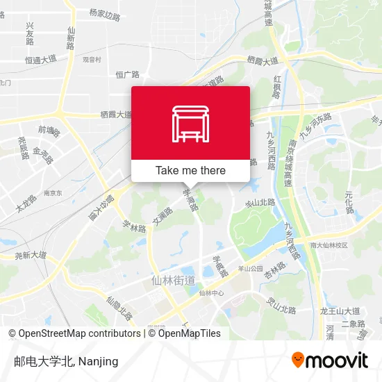 邮电大学北 map