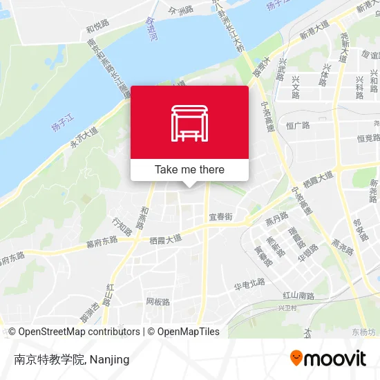 南京特教学院 map