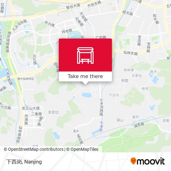 下西岗 map