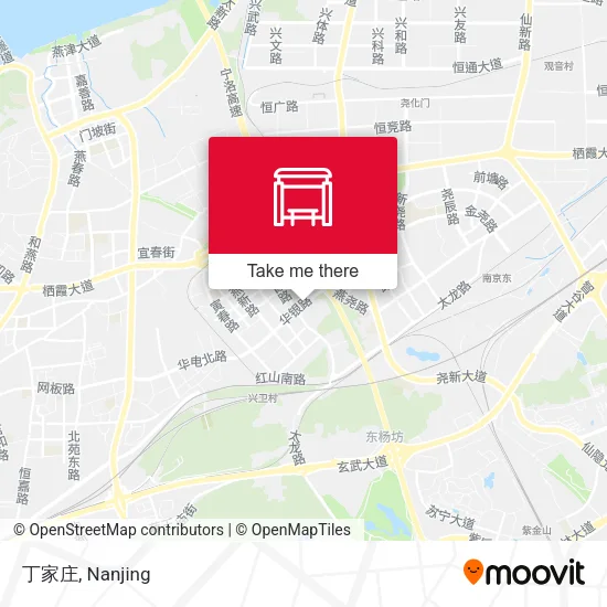 丁家庄 map