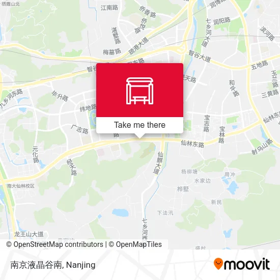 南京液晶谷南 map