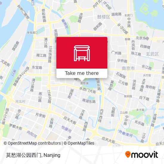 莫愁湖公园西门 map