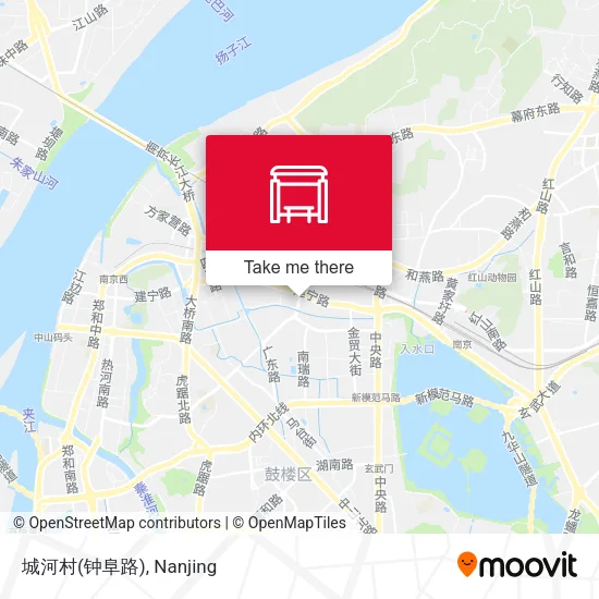 城河村(钟阜路) map