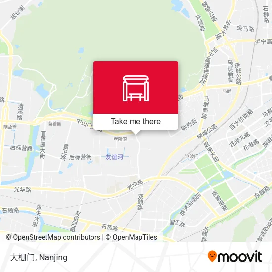 大栅门 map