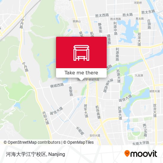 河海大学江宁校区 map