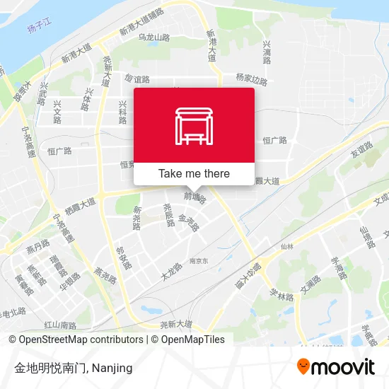 金地明悦南门 map