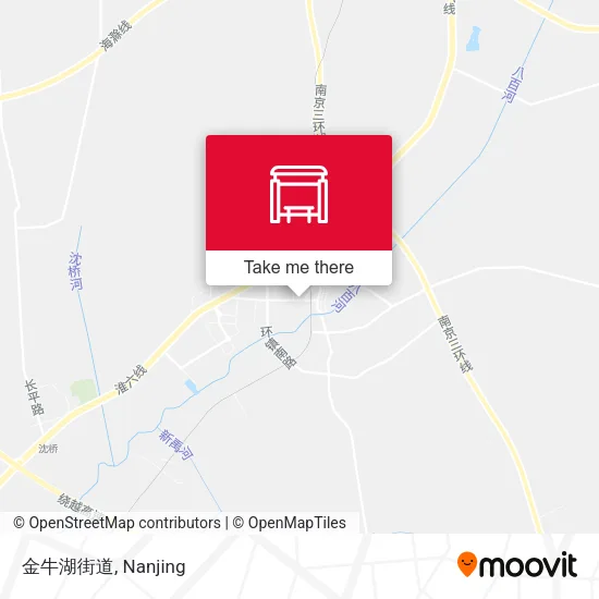 金牛湖街道 map