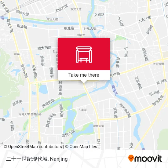 二十一世纪现代城 map