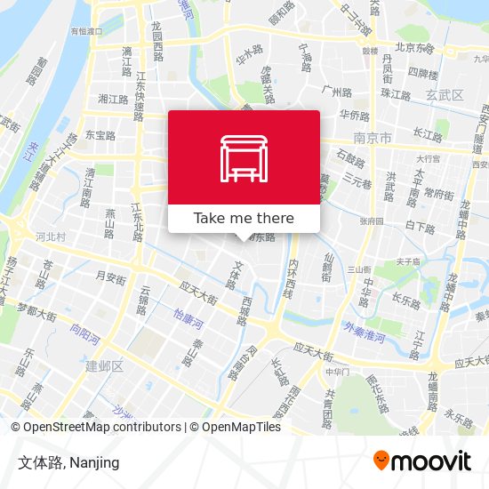 文体路 map