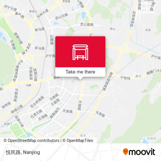 悦民路 map