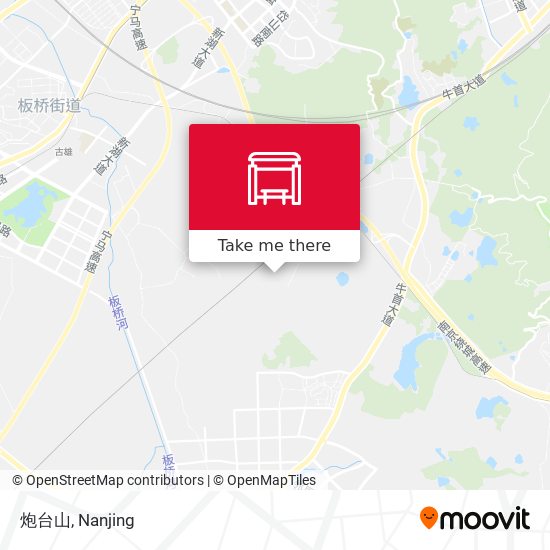 炮台山 map