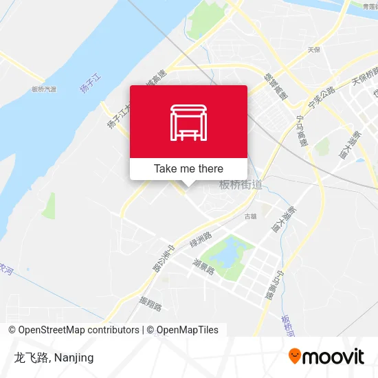 龙飞路 map