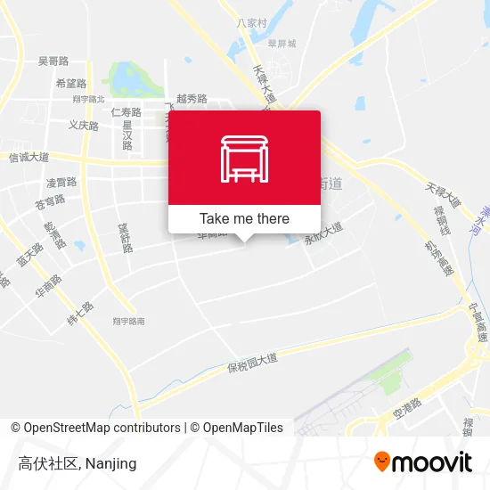 高伏社区 map