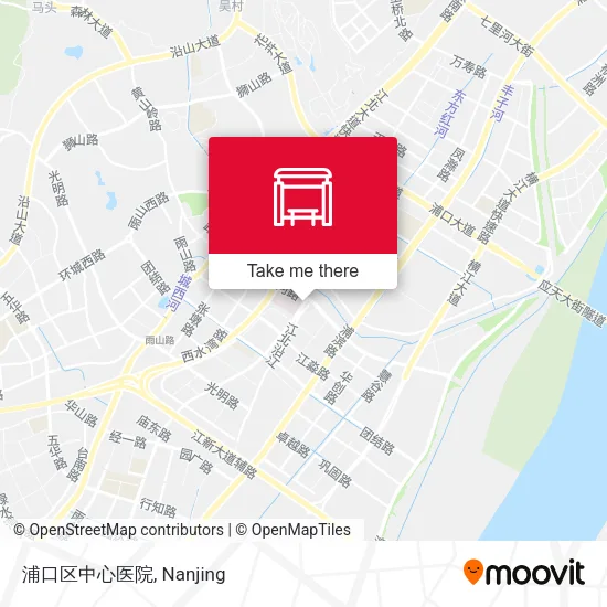 浦口区中心医院 map