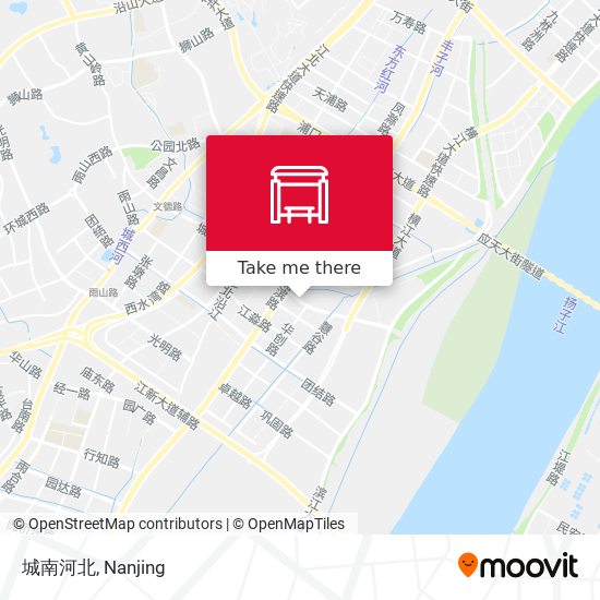 城南河北 map