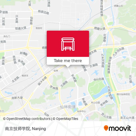 南京技师学院 map
