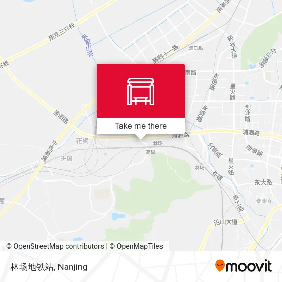 林场地铁站 map
