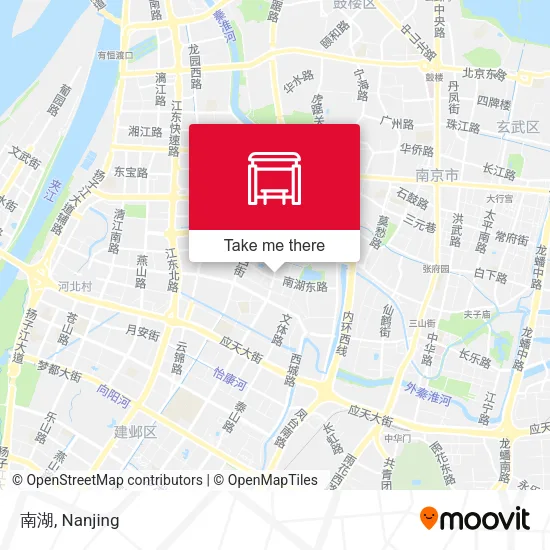 南湖 map