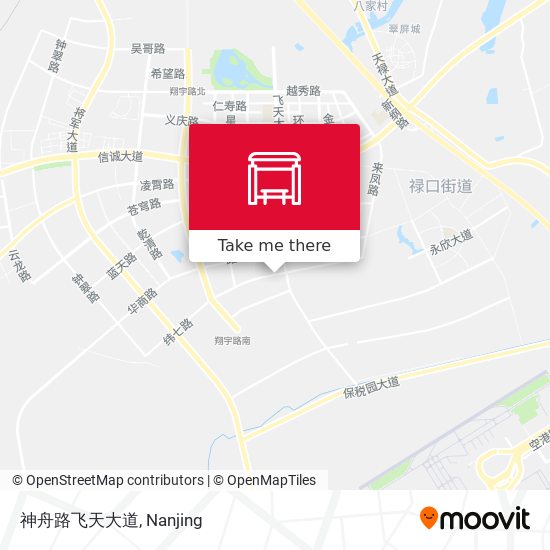 神舟路飞天大道 map