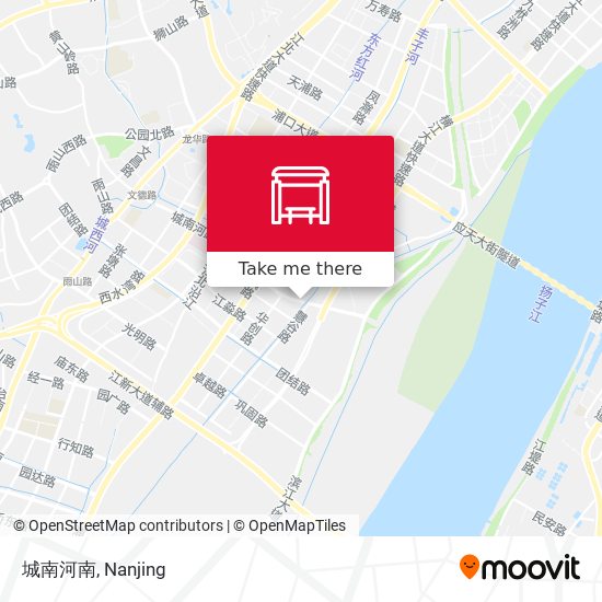 城南河南 map