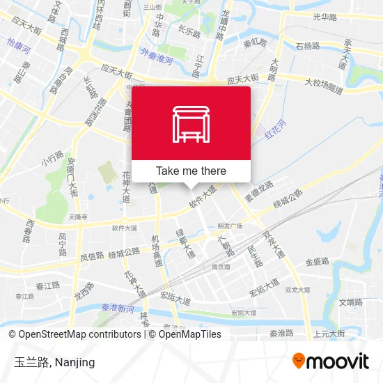 玉兰路 map