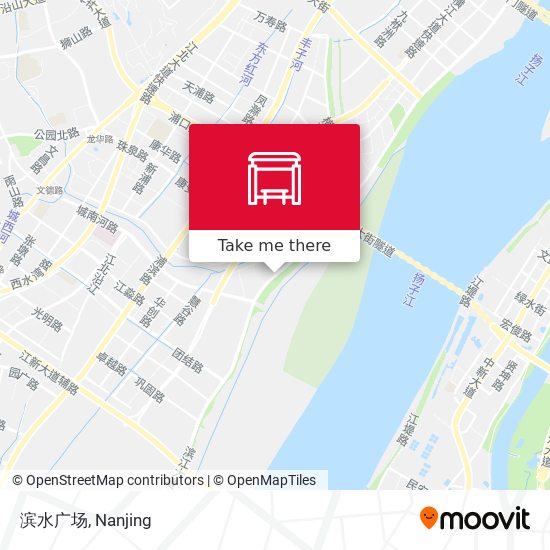 滨水广场 map
