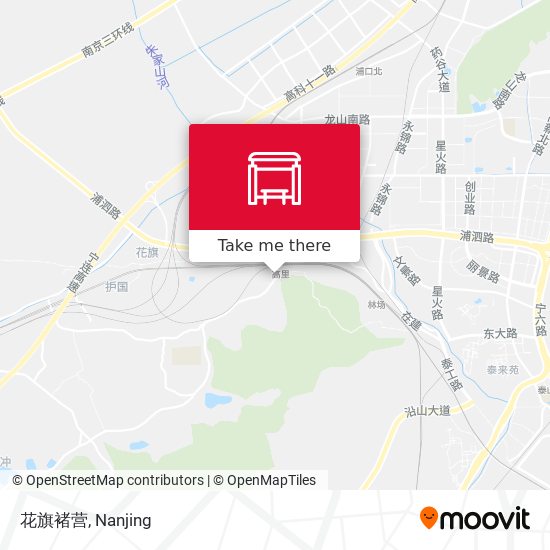 花旗褚营 map