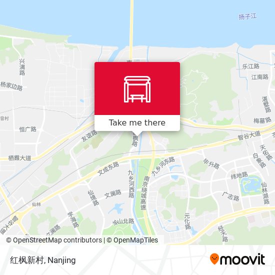 红枫新村 map