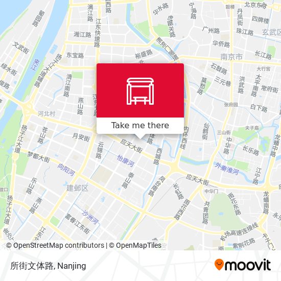 所街文体路 map