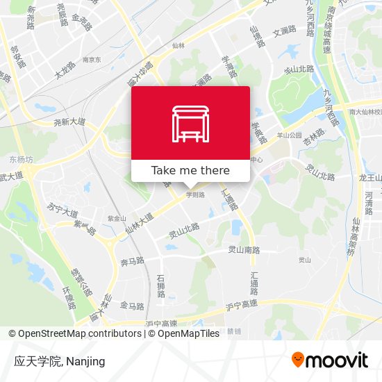 应天学院 map