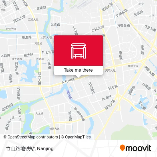 竹山路地铁站 map